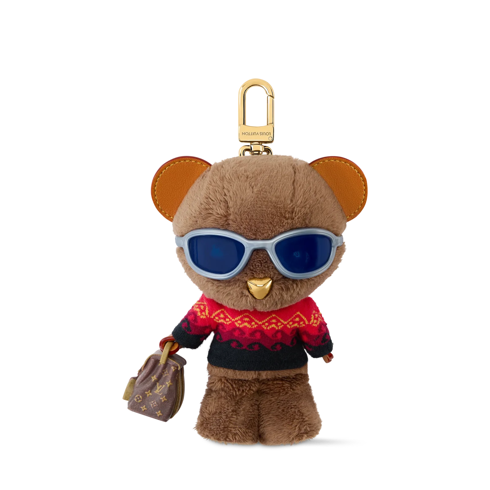 LV LOUIS BEAR Bag Charm