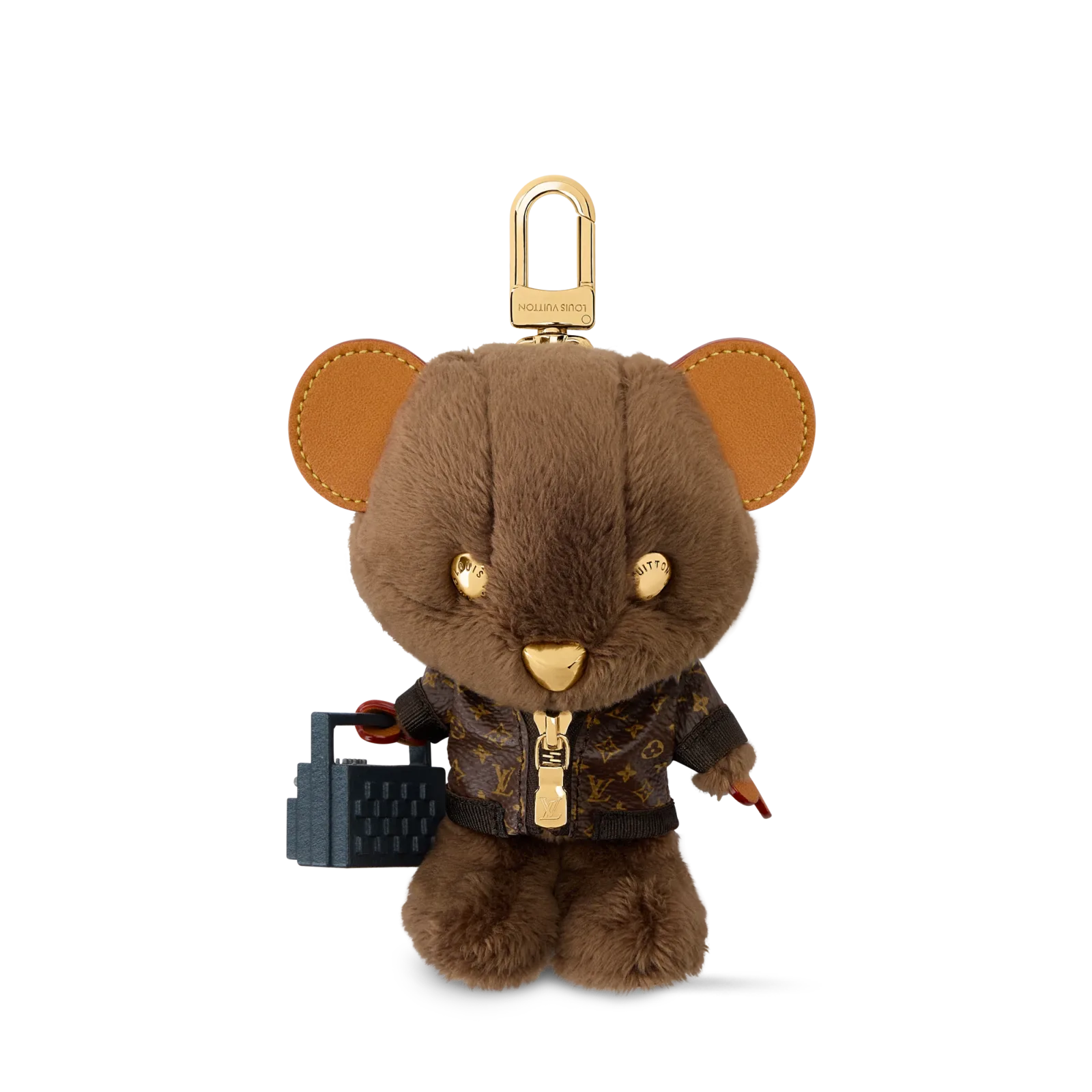 LV LOUIS BEAR Bag Charm
