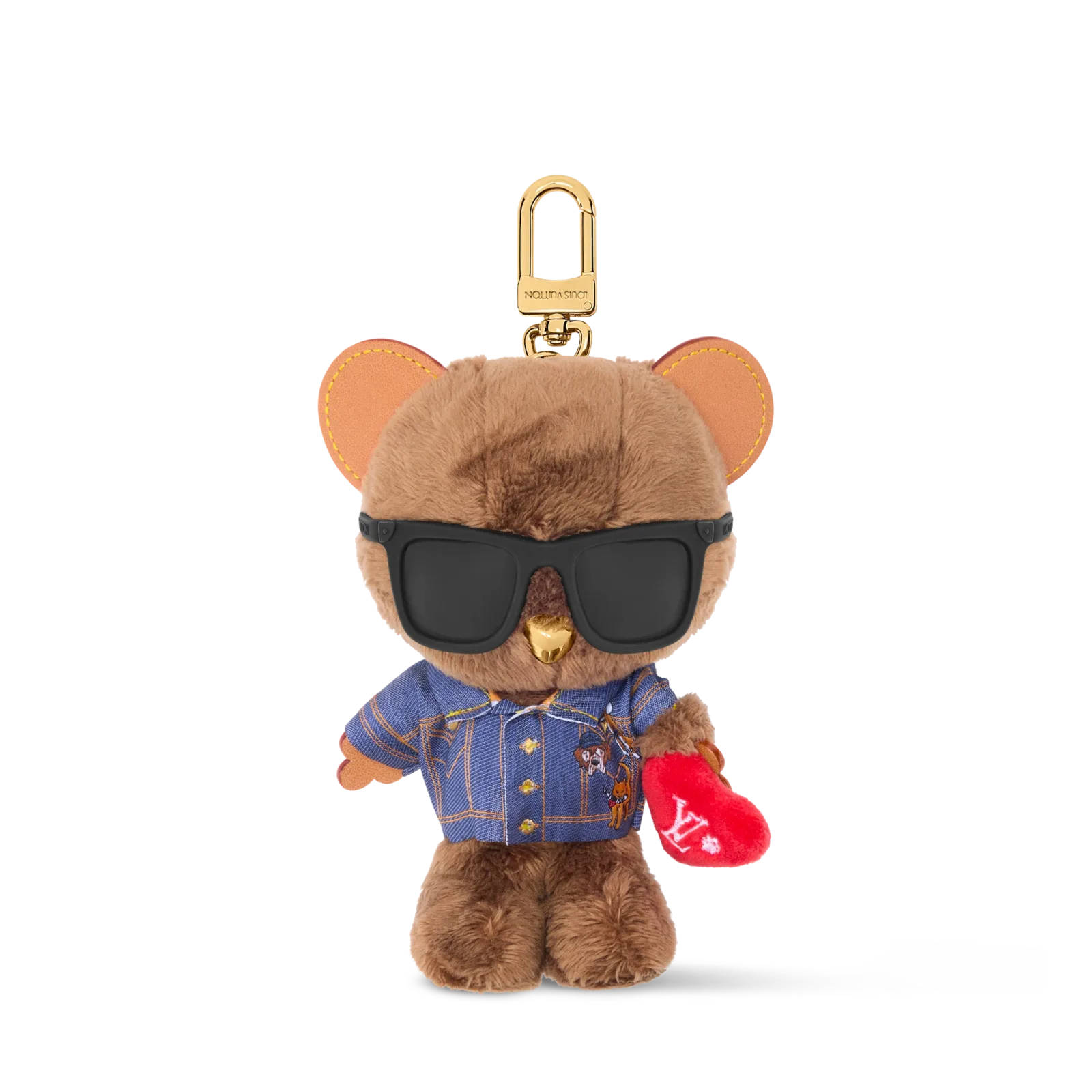 LV LOUIS BEAR Bag Charm