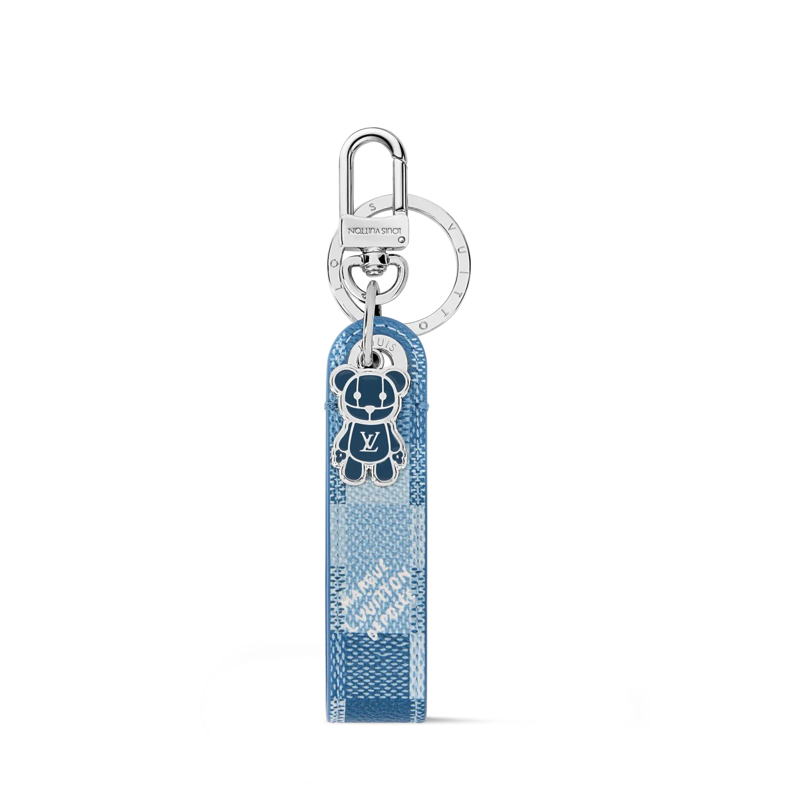 LV LOUIS BEAR DRAGONNE bag charm and keychain