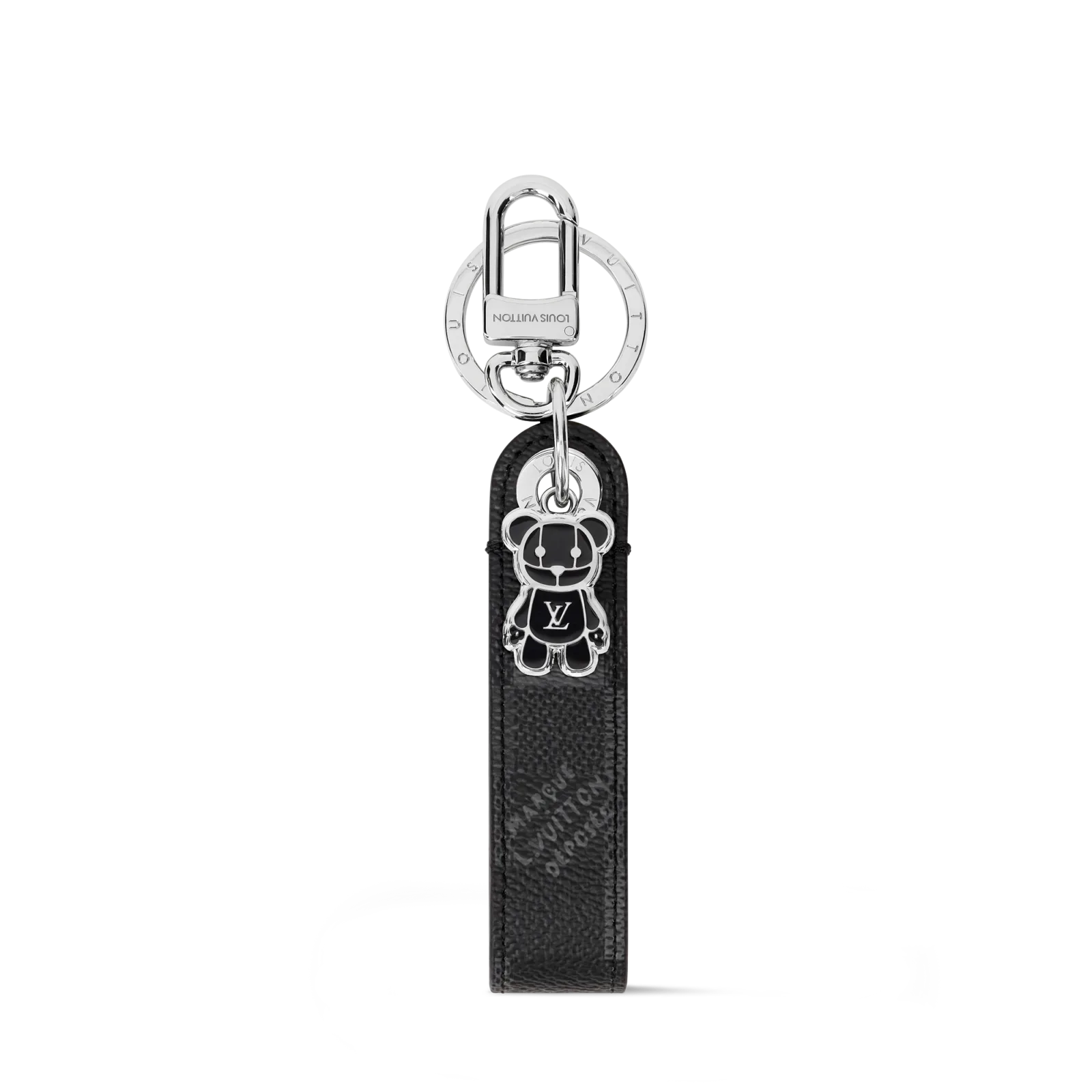 LV LOUIS BEAR DRAGONNE bag charm and keychain