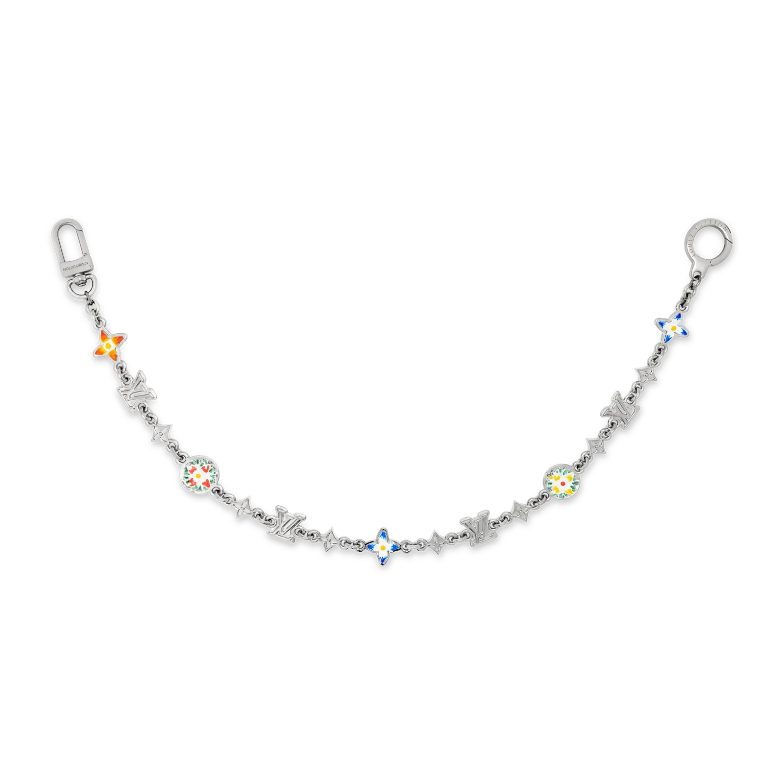 MONOGRAM FLOWER CHAIN BELT -- view 1