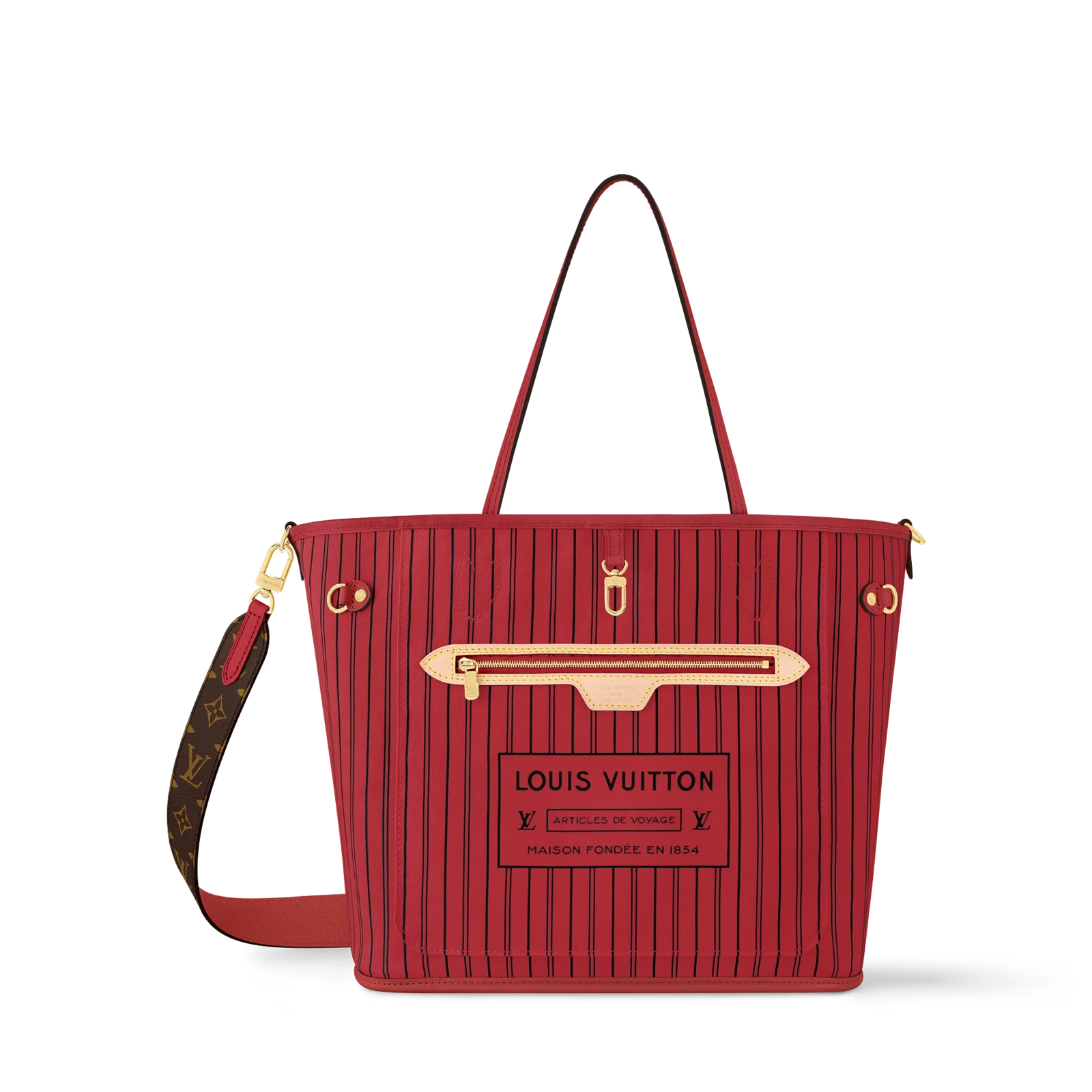 NEVERFULL BANDOULIÈRE INSIDE OUT medium handbag -- view 1