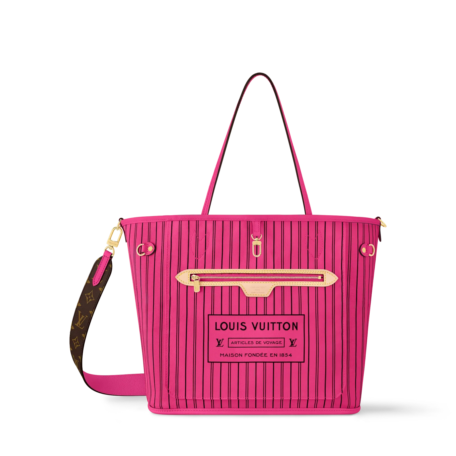 NEVERFULL BANDOULIÈRE INSIDE OUT medium handbag