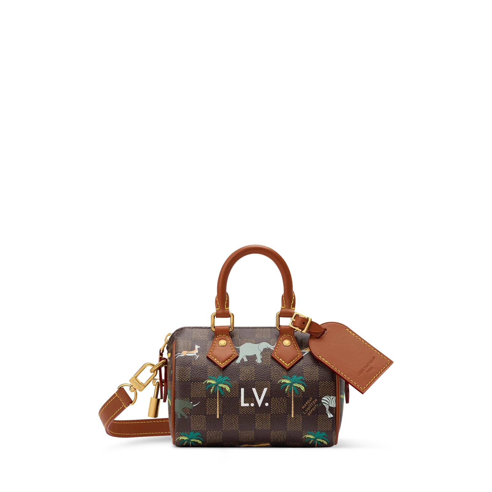 SPEEDY BANDOULIÈRE 18 Handbag – LV X THE DARJELING LIMITED Series